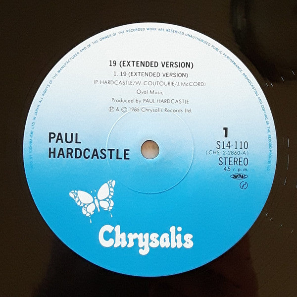 Paul Hardcastle - 19 (Extended Version) (Vinyl, 12", 45 RPM, Maxi-S...