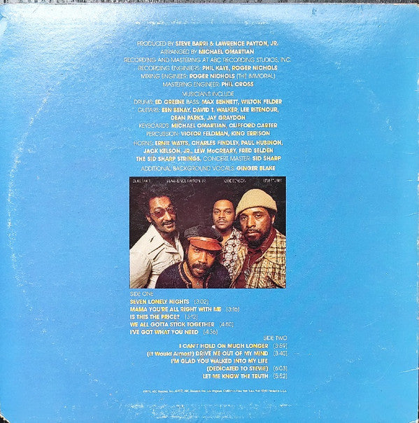 Four Tops - Night Lights Harmony (Vinyl, LP, Album, Stereo) Very Good (VG) / Good (G)