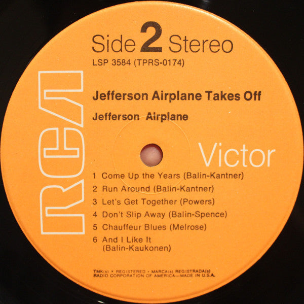 Jefferson Airplane - Jefferson Airplane Takes Off (Vinyl, LP, Album, Reissue, Stereo) Very Good Plus (VG+) / Very Good (VG)