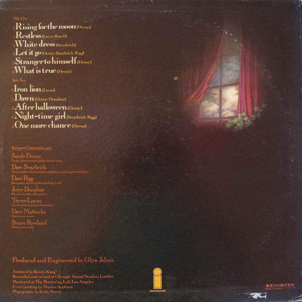 Fairport Convention - Rising For The Moon (Vinyl, LP, Album) Very Good (VG) / Good (G)