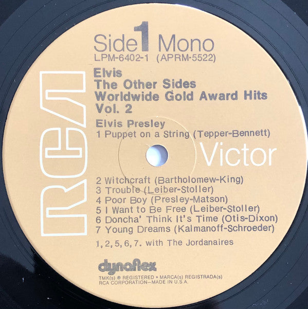 Elvis Presley - The Other Sides - Worldwide Gold Award Hits - Vol. ...