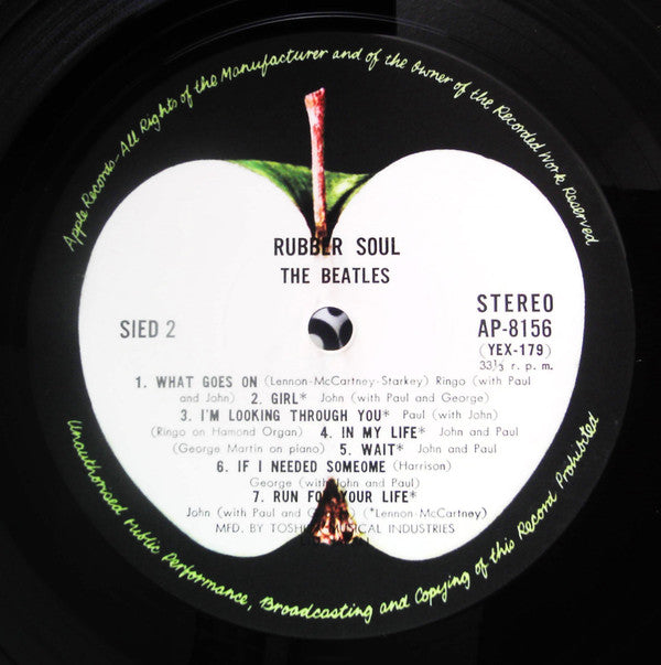 The Beatles - Rubber Soul (Vinyl, LP, Album, Stereo, Reissue)