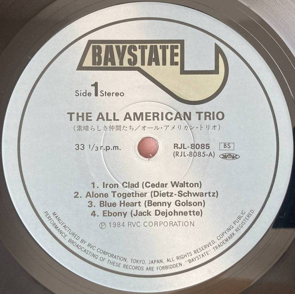 Cedar Walton - The All American Trio (Vinyl, LP, Album) Very Good Plus (VG+) / Very Good (VG)