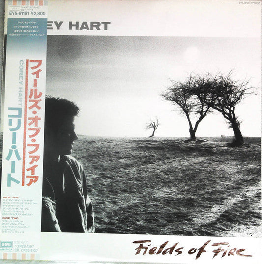 Corey Hart - Fields Of Fire (Vinyl, LP, Album, Promo) Near Mint (NM or M-) / Very Good Plus (VG+)