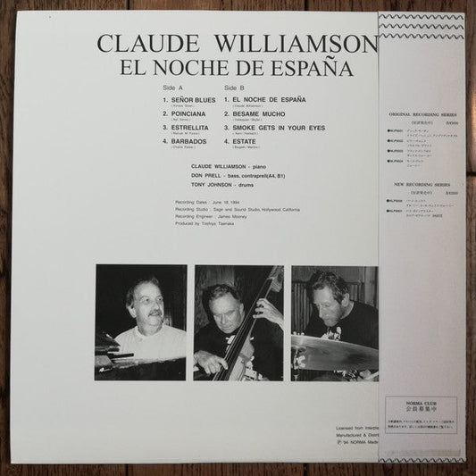 Claude Williamson - El Noche De España (Vinyl, LP, Album, Limited Edition, Stereo) Very Good Plus (VG+) / Near Mint (NM or M-)