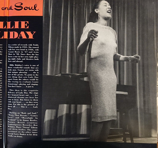 Billie Holiday - Body And Soul (Vinyl, LP, Limited Edition, Numbered, Reissue, Remastered, Mono) Mint (M) / Mint (M)