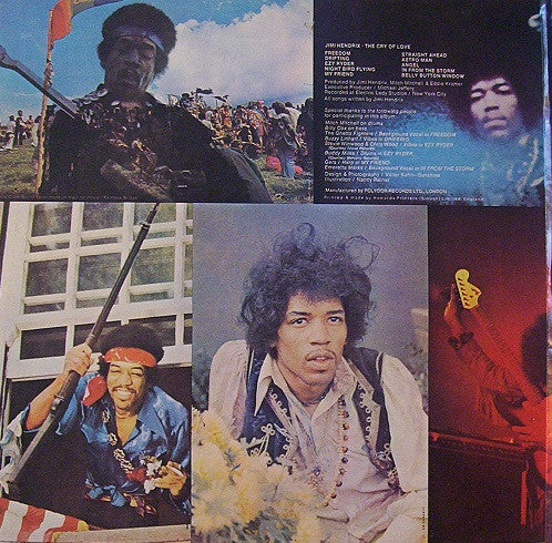 Jimi Hendrix - The Cry Of Love (Vinyl, LP, Album, Reissue) Very Good Plus (VG+) / Very Good (VG)