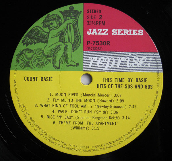 Count Basie - This Time By Basie - Hits Of The 50's & 60's! (Vinyl, LP, Album, Stereo) Very Good Plus (VG+) / Very Good Plus (VG+)