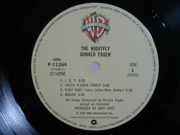 Donald Fagen - The Nightfly = ナイトフライ (Vinyl, LP, Album, Stereo)