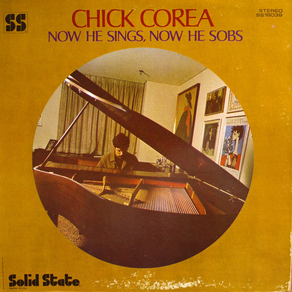 Chick Corea - Now He Sings, Now He Sobs (Vinyl, LP, Album, Stereo)