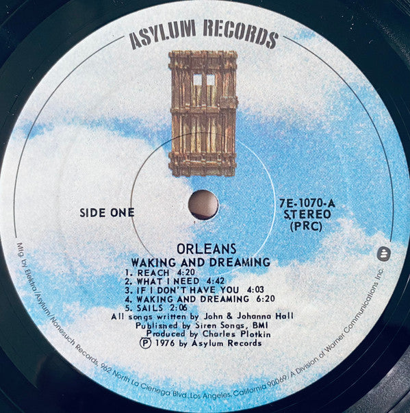 Orleans - Waking And Dreaming (Vinyl, LP, Album) Very Good (VG) / Good (G)