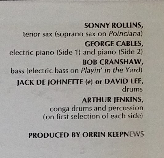 Sonny Rollins - Next Album (Vinyl, LP, Album, Reissue, Stereo)