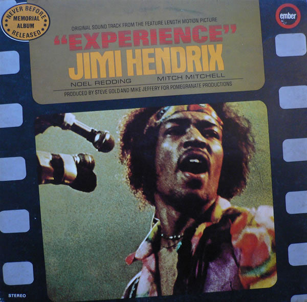 Jimi Hendrix - Original Sound Track 'Experience' (Vinyl, LP, Album) Very Good (VG) / Poor (P)