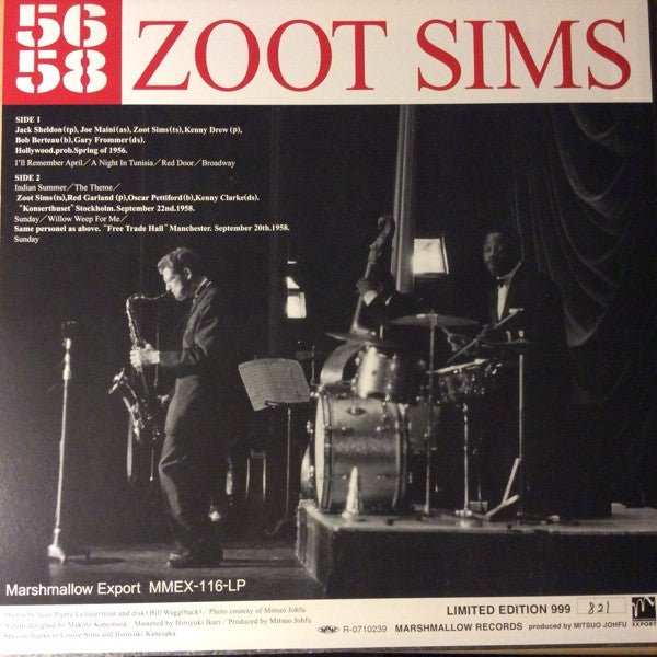 Zoot Sims - 5658 (Vinyl, LP, Limited Edition, Numbered, Picture Dis...