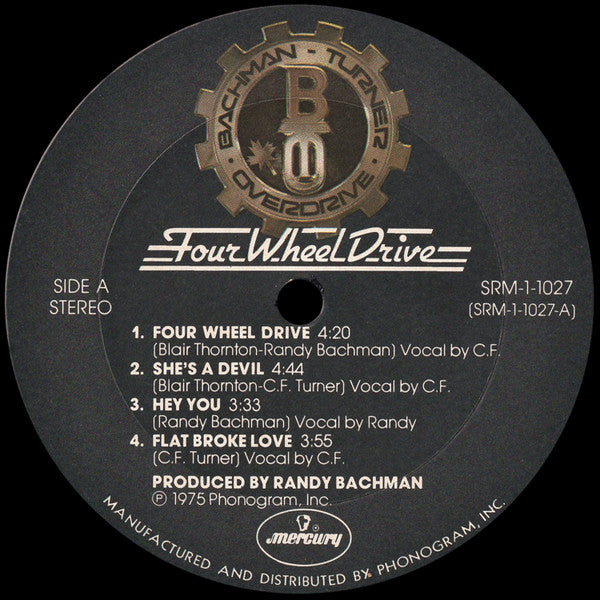 Bachman-Turner Overdrive - Four Wheel Drive (Vinyl, LP, Album)