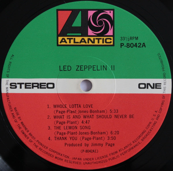 Led Zeppelin - Led Zeppelin II (Vinyl, LP, Album, Reissue, Stereo)