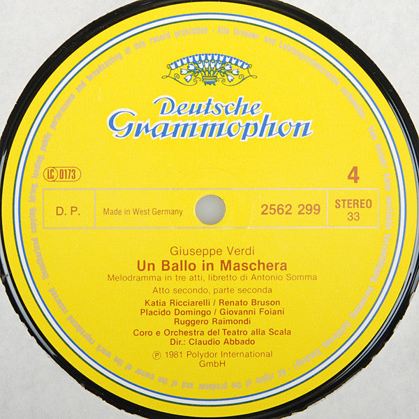 Giuseppe Verdi - Un Ballo In Maschera = Ein Maskenball = Un Bal Masqué (3xVinyl, Box Set, LP) Near Mint (NM or M-) / Very Good Plus (VG+)