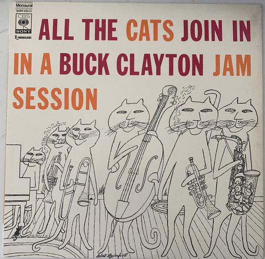 Buck Clayton - All The Cats Join In (A Buck Clayton Jam Session) (Vinyl, LP, Album, Mono) Very Good Plus (VG+) / Very Good (VG)