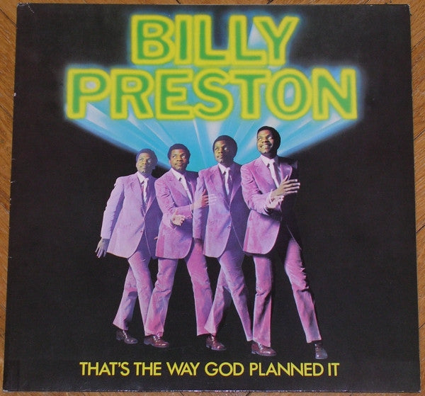 Billy Preston - That's The Way God Planned It (Vinyl, Vinyl, LP, Album, Reissue, Remastered, 12", 45 RPM) Very Good (VG) / Very Good (VG)
