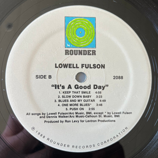 Lowell Fulson - It's A Good Day (Vinyl, LP, Album) Very Good Plus (VG+) / Very Good (VG)