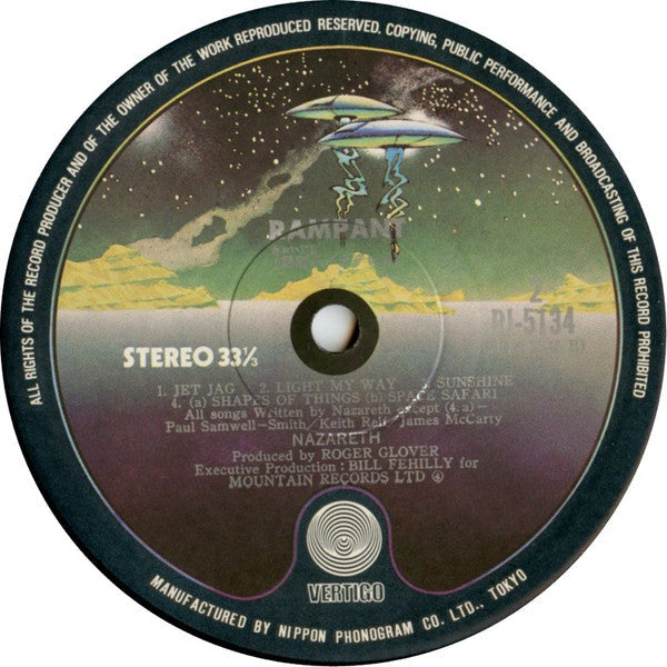 Nazareth (2) - Rampant (Vinyl, LP, Album)