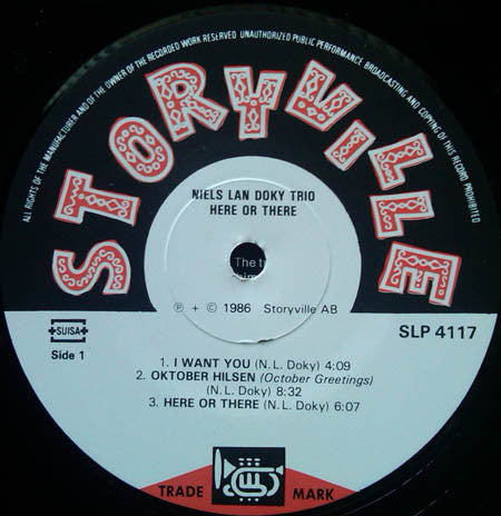 Niels Lan Doky Trio - Here Or There (Vinyl, LP) Very Good Plus (VG+) / Very Good Plus (VG+)