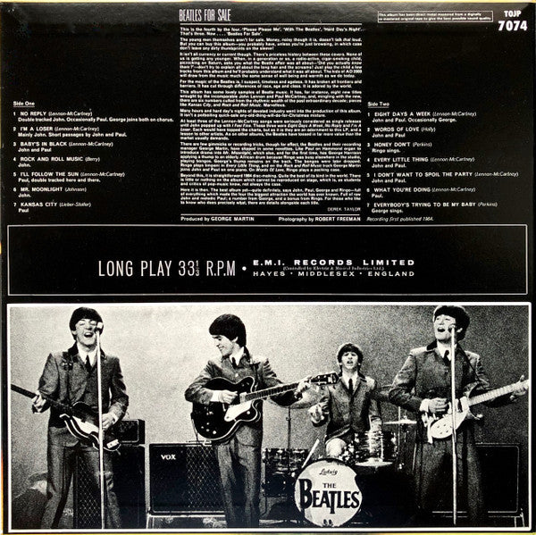 The Beatles - Beatles For Sale (Vinyl, LP, Album, Limited Edition, ...