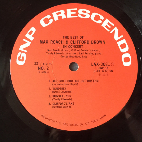 Clifford Brown And Max Roach - The Best Of Max Roach And Clifford B...