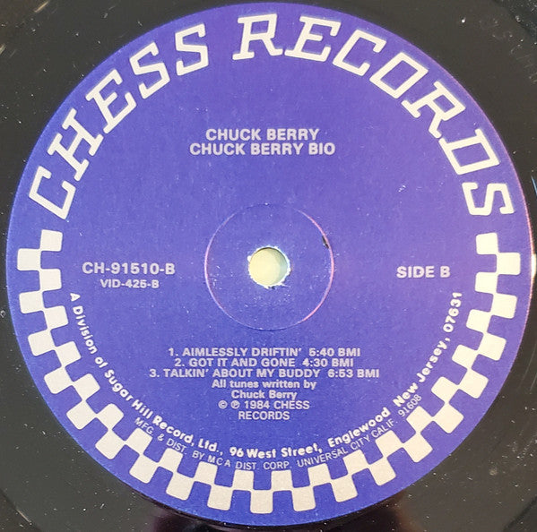 Chuck Berry - Bio (Vinyl, LP, Album, Reissue) Very Good (VG) / Very Good (VG)