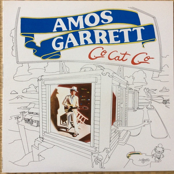 Amos Garrett - Go Cat Go (Vinyl, LP, Album) Very Good (VG) / Good Plus (G+)