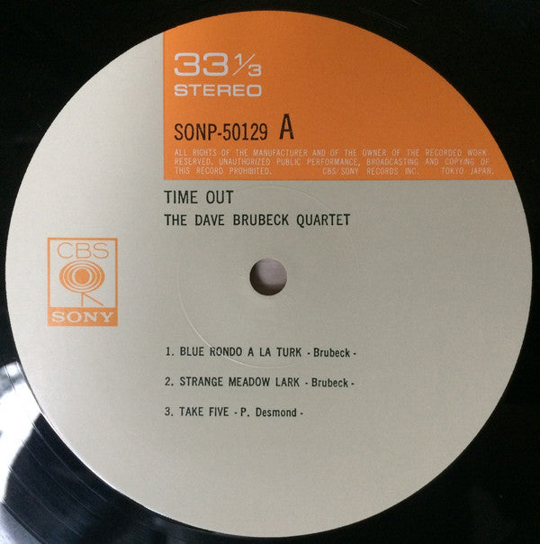 The Dave Brubeck Quartet - Time Out (Vinyl, LP, Album, Reissue, Stereo) Very Good (VG) / Poor (P)