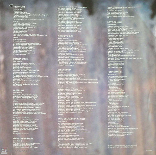 John Martyn - Piece By Piece (Vinyl, LP, Album) Very Good (VG) / Good Plus (G+)