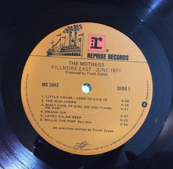 The Mothers - Fillmore East - June 1971 (Vinyl, LP, Album, Reissue) Very Good Plus (VG+) / Good Plus (G+)