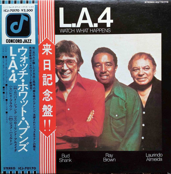 LA4 - Watch What Happens (Vinyl, LP, Album) Very Good Plus (VG+) / Good Plus (G+)