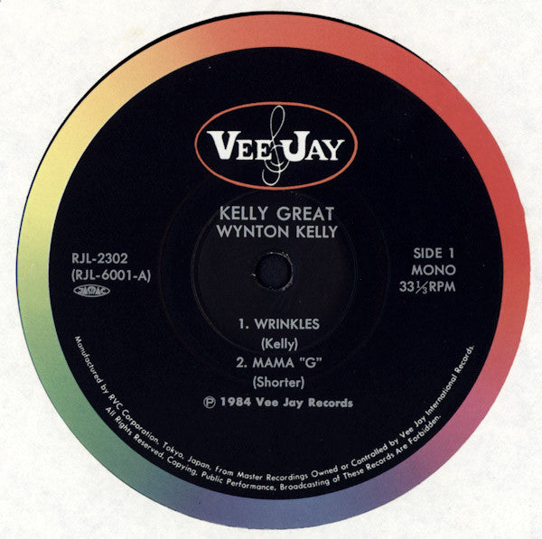 Wynton Kelly - Kelly Great (Vinyl, LP, Album, Mono, Reissue) Near Mint (NM or M-) / Near Mint (NM or M-)