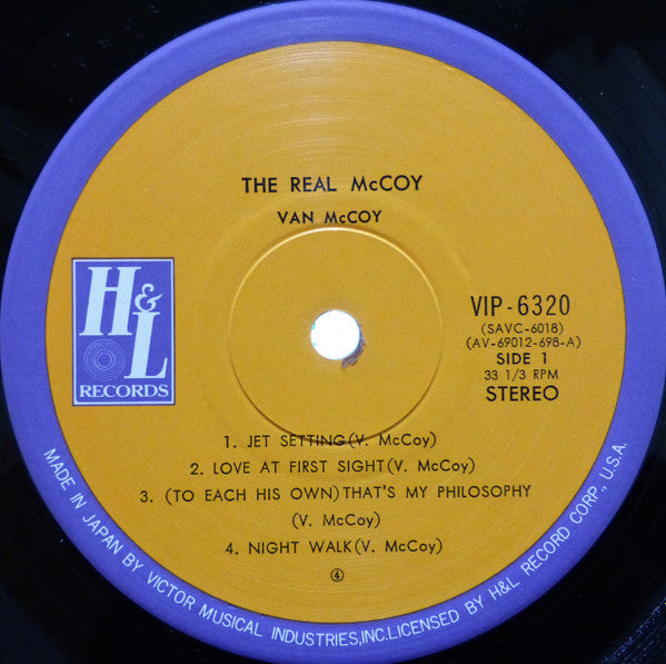 Van McCoy - The Real McCoy = リアル・マッコイ (Vinyl, LP, Album, Stereo) Very Good Plus (VG+) / Very Good Plus (VG+)