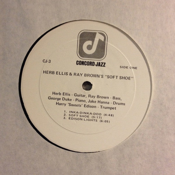 Herb Ellis - Herb Ellis & Ray Brown's Soft Shoe (Vinyl, LP) Very Good Plus (VG+) / Very Good (VG)
