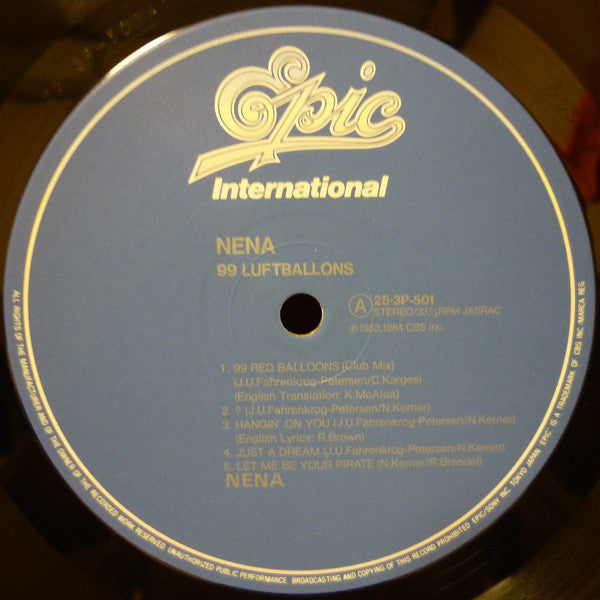 Nena - First America (99 Luftballons) (Vinyl, LP, Album)