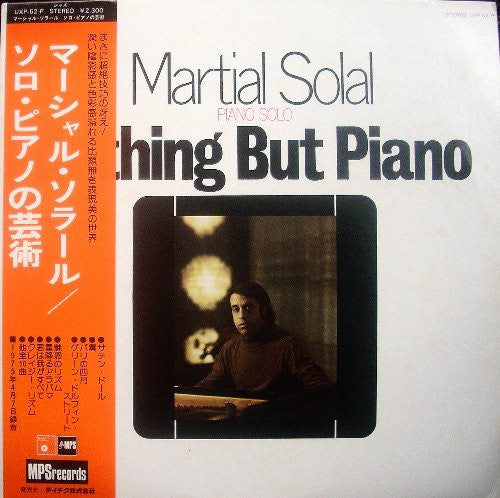 Martial Solal - Nothing But Piano (Vinyl, LP, Album, Stereo) Very Good (VG) / Very Good Plus (VG+)