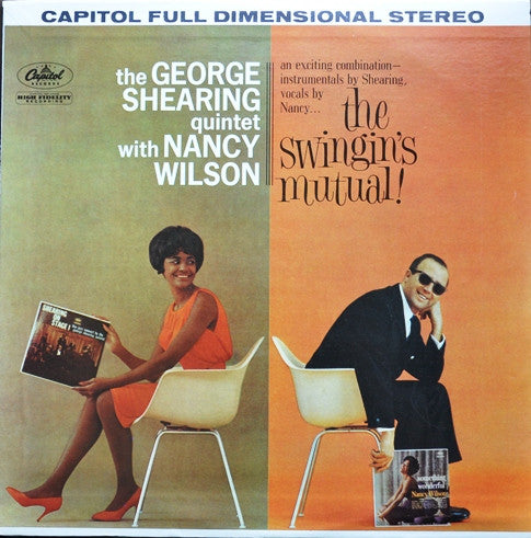 The George Shearing Quintet - The Swingin's Mutual! (Vinyl, LP, Album, Stereo) Very Good (VG) / Very Good (VG)