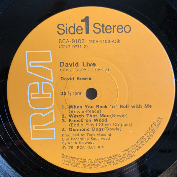 David Bowie - David Live (Vinyl, LP, Album, Reissue)
