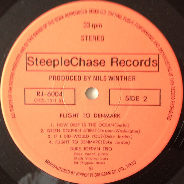 Duke Jordan - Flight To Denmark (Vinyl, LP, Album)