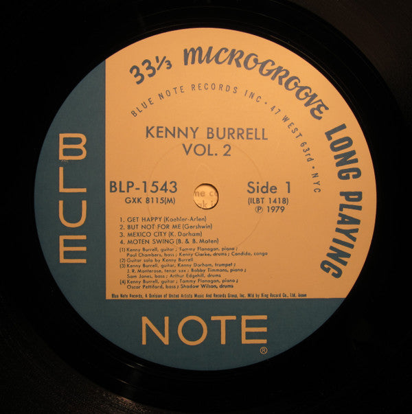 Kenny Burrell - Kenny Burrell (Vinyl, LP, Album, Reissue, Mono) Very Good Plus (VG+) / Good Plus (G+)