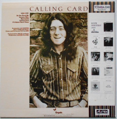 Rory Gallagher - Calling Card (Vinyl, LP, Album, Reissue) Near Mint (NM or M-) / Very Good (VG)