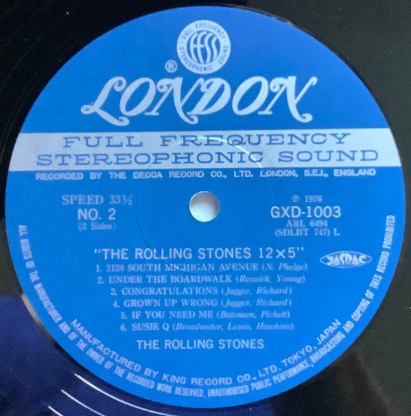 The Rolling Stones - 12 X 5 (Vinyl, LP, Album, Reissue, Stereo) Very Good (VG) / Very Good (VG)