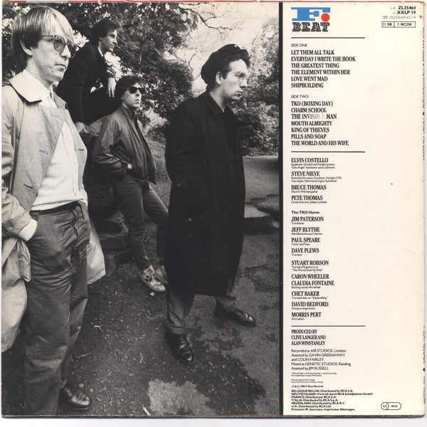 Elvis Costello & The Attractions - Punch The Clock (Vinyl, LP, Album, Stereo) Very Good Plus (VG+) / Very Good Plus (VG+)