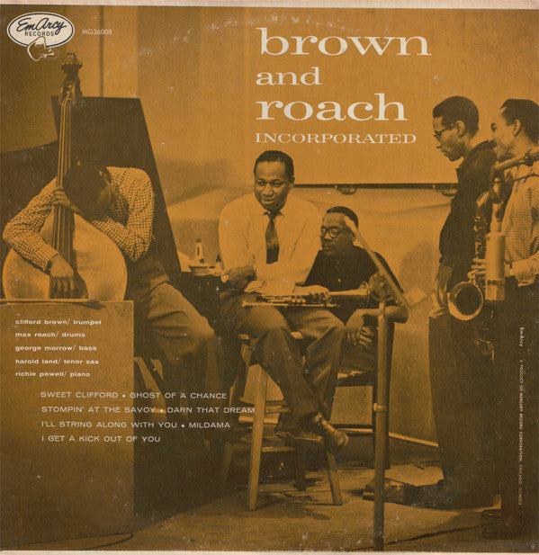 Clifford Brown And Max Roach - Brown And Roach Incorporated (Vinyl,...