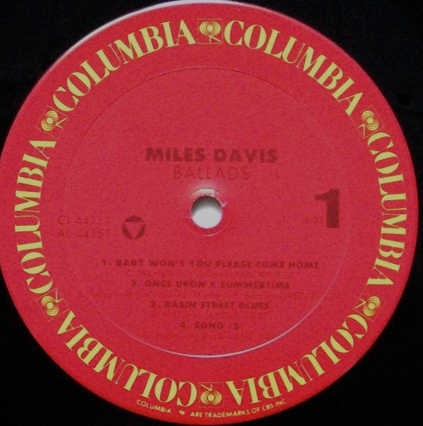 Miles Davis - Ballads (Vinyl, LP, Compilation, Remastered) Very Good (VG) / Very Good Plus (VG+)