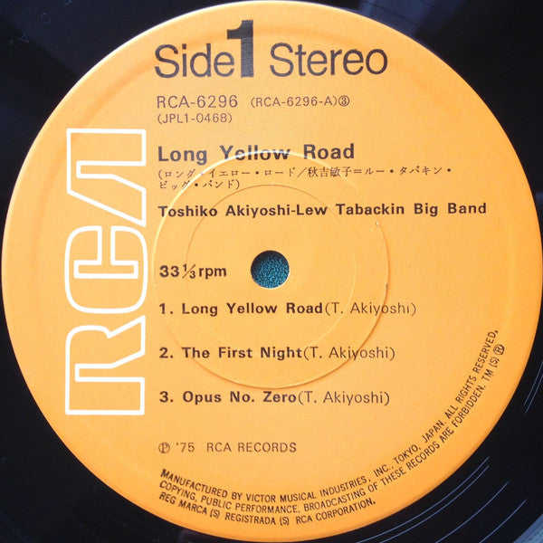 Toshiko Akiyoshi-Lew Tabackin Big Band - Long Yellow Road (Vinyl, LP, Album) Very Good Plus (VG+) / Very Good Plus (VG+)