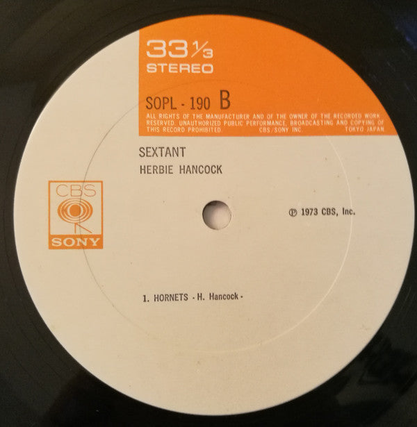 Herbie Hancock - Sextant (Vinyl, LP, Album)